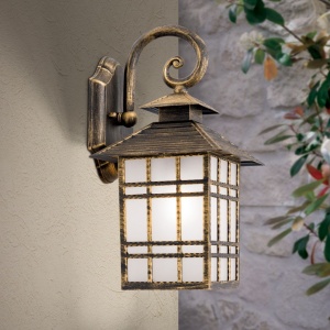 Aplica de perete exterior stil clasic IP44 Kiko AL 11-1115/1 Patina OR - Img 5