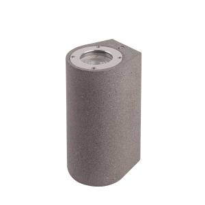 Aplica de perete iluminat exterior ambiental IP65 LEVI gri inchis