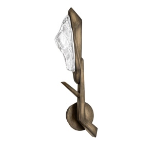 Aplica de perete LED alama antic cu sticla lucrat manual GRETA - Img 2