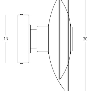 Aplica de perete LED, Ambientala, Sticla Fumurie, 10W, ZB-25144 169750 universul-luminii.ro