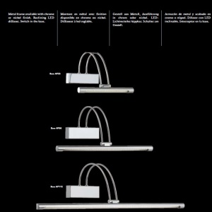 Aplica de perete LED Bow ap d46 crom - Img 4