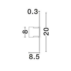 Aplica de perete LED decorativa VETRIO - Img 6