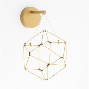 Aplica de perete LED design ambiental deosebit Nebula auriu 228520 universul-luminii.ro