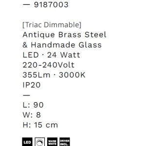 Aplica de perete LED design decorativ VELAR - Img 7