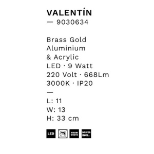 Aplica de perete LED design deosebit Valentin - Img 2
