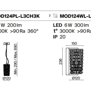 Aplica de perete LED design modern Coil - Img 6