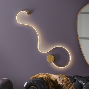 Aplica de perete LED design modern decorativ Grafos auriu SV-227032 185660 universul-luminii.ro