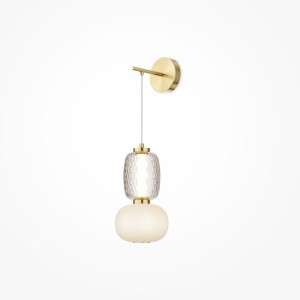Aplica de perete LED design modern decorativ Pattern auriu - Img 4