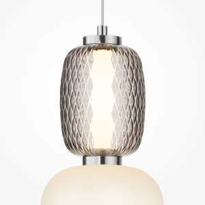 Aplica de perete LED design modern decorativ Pattern crom - Img 4