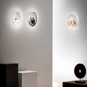 Aplica de perete LED design modern Diva, auriu, alb sau titan - Img 8