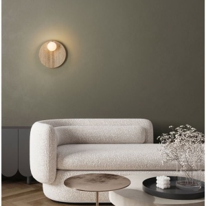 Aplica de perete LED din travertin decorativa OVEE - Img 3
