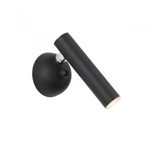 Aplica de perete LED directionabila, design minimalist LOYA, negru mat - Img 1
