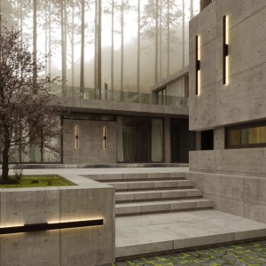 Aplica de perete LED, exterior, liniara, IP65, Predazzo