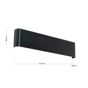 Aplica de perete LED iluminat ambiental ACCENT negru 234390 universul-luminii.ro
