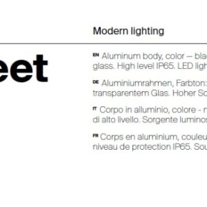 Aplica de perete LED iluminat exterior IP65 Street 242130 universul-luminii.ro