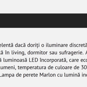 Aplica de perete LED lumina ambientala Marlon 1431 RX - Img 5
