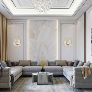 Aplica de perete LED moderna design deosebit CHARMES crom - Img 6