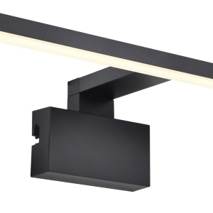 Aplica de perete LED pentru baie IP44 Marlee negru 3000K 133320 universul-luminii.ro