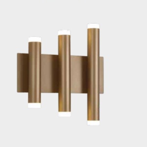 Aplica de perete LED tubular design minimalist CALA auriu - Img 2