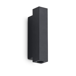 Aplica de perete LOOK LED AP2 SQUARE D30 H150 ON-OFF NERO 3000K