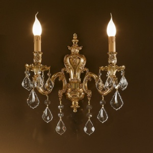 Aplica de perete LUX cu cristale Scholer, Ashford