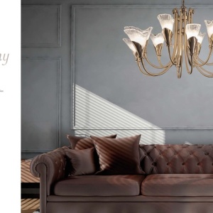 Aplica de perete LUX design clasic realizata manual 316 Creamy 222680 universul-luminii.ro