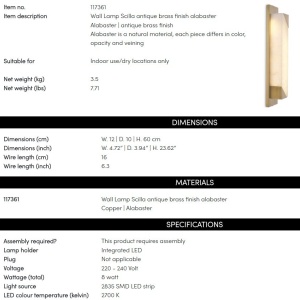 Aplica de perete LUX design deosebit Scilla LED - Img 6