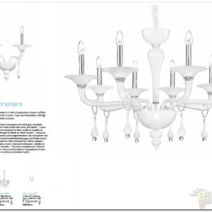 Aplica de perete LUX fabricat manual MIRAMARE AP2 080888 49370 universul-luminii.ro