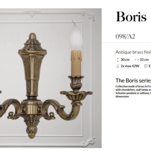 Aplica de perete LUX realizata manual, Boris 144610 universul-luminii.ro