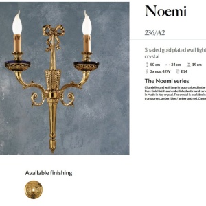 Aplica de perete LUX realizata manual Noemi 144730 universul-luminii.ro