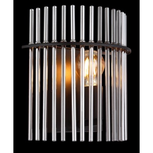 Aplica de perete, Metal Negru, Sticla Fumurie, GORLEY 15698W GL 247090 universul-luminii.ro