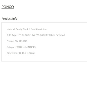 Aplica de perete moderna design minimalist PONGO - Img 8