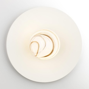 Aplica de perete moderna PIAVA alba