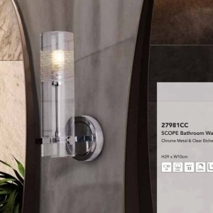 Aplica de perete pentru baie IP44 Scope crom - Img 6