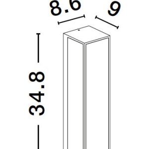 Aplica de perete pentru iluminat exterior IP65 REGINA 250370 universul-luminii.ro