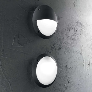 Aplica de perete pt. exterior, diam.30cm, IP66, POLAR-1 AP1 NERO 67270 universul-luminii.ro