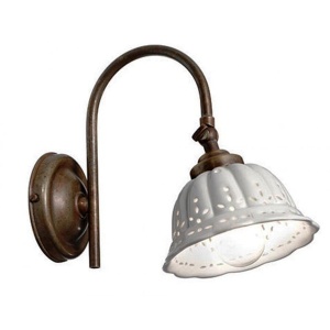 Aplica de perete rustic fabricat manual diam. 14cm Anita 061.19.OC