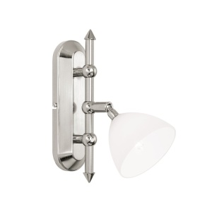 Aplica de perete sau tavan design modern OPALDESIGN 1L, satin 163500 universul-luminii.ro