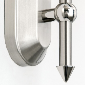 Aplica de perete sau tavan design modern OPALDESIGN 1L, satin 241330 universul-luminii.ro