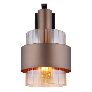 Aplica de perete, Sticla Chihlimbar, Metal Bronz, MILLEY 15560WA GL 247850 universul-luminii.ro