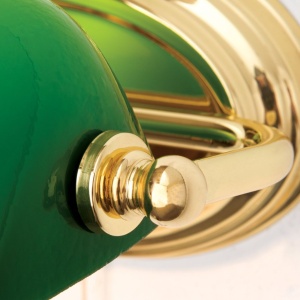 Aplica de perete stil clasic HARVARD alama/verde 235590 universul-luminii.ro