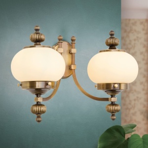 Aplica de perete stil clasic Nostalgie 2L alama antique/champagne 199660 universul-luminii.ro