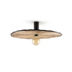 Aplica de perete/tavan design natural din ratan COSTAS 60cm