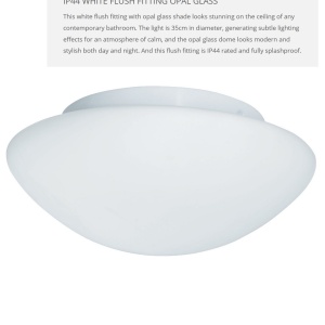 Aplica de perete / tavan pentru baie IP44 Discs 35cm 1910-35 SRT 50500 universul-luminii.ro