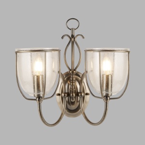Aplica de perete traditionala stil clasic Silhoutte 2L 6352-2AB SRT 47980 universul-luminii.ro