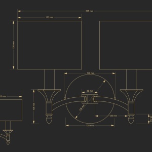 Aplica design clasic realizata manual Decor - Img 2
