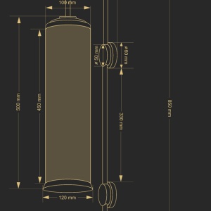 Aplica design elegant din alama OLZANO 90090 universul-luminii.ro