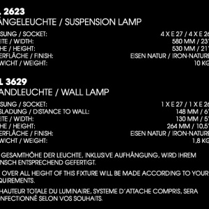 Aplica design industrial din fier forjat WL 3629 52720 universul-luminii.ro