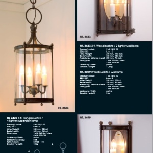 Aplica design rustic din fier forjat WL 3499 49500 universul-luminii.ro