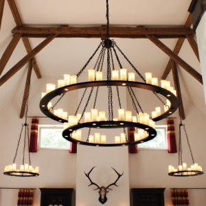 Aplica din fier forjat design lumanare WL 3654 174490 universul-luminii.ro